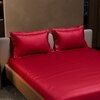 Stoa Paris 300TC UltrSatin Double Bedsheet Set Satin Double Flirty Red