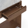 Tavo Solid Wood and Toronto Console Table In Antique Amber Finish