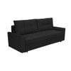 Barato 3 Pull Out Sofa Cum Bed In Black Colour