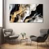 The Castle Decor Marble Abstract Wall Painting Wooden Framed Digital Painting 27x48 Inch (Style 2)