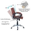 Veaoilaa Mid Back Executive Chair in Ten Brown Colour
