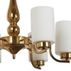 Eliante 6-Light Mild Steel Chandelier, Modern Pendant Ceiling Light Fixture For Living Room Or Dining Room