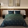 Stoa Paris Satin Comforter Set for King Size Bed 300TC Premium Bedding Aqua Carnival