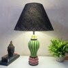 Gada Antique Wooden Table Lamp in Multicolor