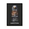 The Castle Decor Focus Discipline Execution Motivational Wall Art 8x12 Inch