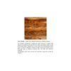 Oakmont Sheesham Wood Traditional 3 Seater Bench
