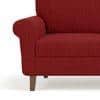 Oxford Sofa Set (Colour : Salsa Red, Cushion : Hard, Seater : 2+1+1)