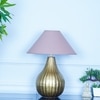 Joanna Metal Table Lamp With Beige Cotton Shade