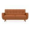 Waverly 2 Seater Leather Sofa in Apricot