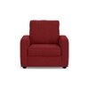 Apollo High Back 1 Seater  Fabric Sofa In Salsa Red Colour