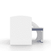 Fun House Loft Bed Ith Integrated Pull Out Desk  White In White Colour