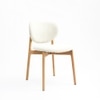 Beechline Solid Wood Dining Chair in Beige Colour