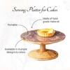 Hygge Mango Wood Cake Stand Grey