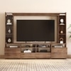 Celestin Engineered Wood Free Standing XL TV Unit in Classic Walnut