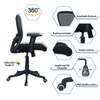 Codmeat Mid Back Ergonomic Chair in Black Colour