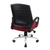 Smart Ergonomic Chair With Breathable Red Mesh Fabric