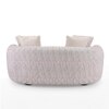 Opus 2 Seater Fabric Sofa in Dusk Grey Colour