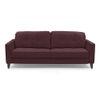 Franco 2 Seater Leather Sofa in Wine Colour