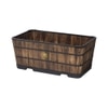 VegTrug Wooden Trough Planter 90cm Burnt Oak