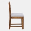 Arbor 4 Seater Dining Set with Cushioned Chairs in Ice Blue Colour
