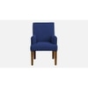 Bertly Accent chair Velvet in Navy Blue Color