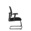 Kepler Brooks Ignis Visitor Chair in Black Colour