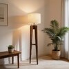 Jet Beige Jute Floor Lamp with Beige Jute Base