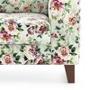 Verona Luxe 2 Seater Fabric Sofa in Clara Velvet Colour