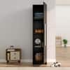 Hexa Red Wooden 1 Door Wardrobe with Huge Storage Space in Flower Wenge Colour