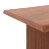 Heston Solid Wood 6 Seater Dining Table With 6 Rickman Lounge Chair (Colour : Matty Grey)