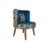 Easy Lounge Chair with Cushion in Blue Color