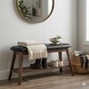 Scandinavian Ozel Bench Brown Cocoa Finish