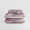 Stoa Paris 300TC UltrSatin King Bedsheet Set Satin King Lavender, Peach Gold