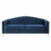 Elden Fabric Sofa (Navy Blue)