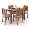 Oribi  Solid Wood Dining Chair in Teak Finish - Set of 2
