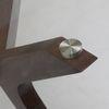 Wesley 6 Seater Dining Table In Dark Walnut Finish
