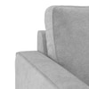 Apollo Compact High Back 3 Seater Fabric Sofa in Granite Weave Colour