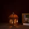 Gold Metal Moroccan-Inspired Dome Lantern