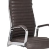 Ettorez  Global Hb Stylish Sleek Leatherette Office Chair In Brown Colour