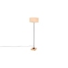Earvin Beige Cotton Shade Floor Lamp
