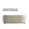 Elegantensemble Wood 3 Seater With Upholstery Non Storage Sofa In White Colour