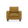 Apollo Neo 1 Seater Fabric Sofa In Ochre Colour