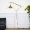 Holborn Classic Dome Swivel Arm Floor Lamp