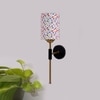 Devansh Metal Electric Wall Light in Black Colour with Multi Shade Count of 1 Light