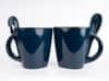 Blue Hug-in-a-Mug Premium Coffee Mug Set – Set of 2