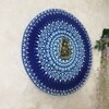 Multi Color Wooden Wall Art Panel made with hand made Cone Art Work of Marble Dust and Clay