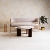 Dune Solid Wood Bench in White Colour