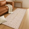 Luxe Home Polyester Golden Dusk Runner(2x5 Feet, Multicolor, TPR)