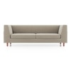Rubik Essential 3 Seater Fabric Sofa In Oyster Beige
