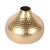 Hammered Flower Pot In Gold Colour